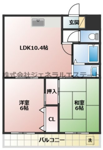 【間取り】 | ローズハイム門真