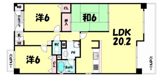 【間取り】 | ダイアパレス三宮エスタシオ