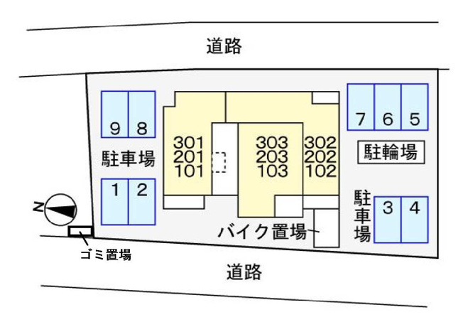 【区画図】 | エヴァーグリーンⅢ