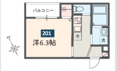 MELDIA行徳Ⅲの間取り
