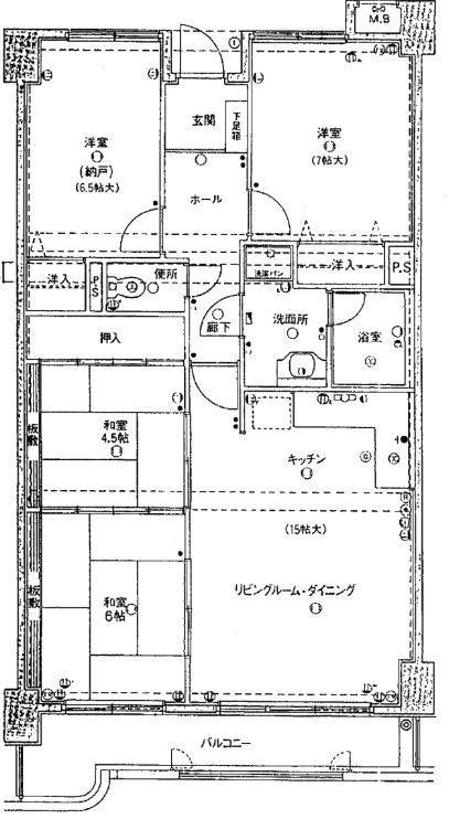 グリーンエクセル水無瀬の間取り