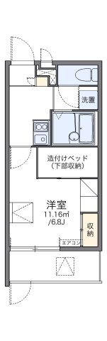 レオパレス寺地の間取り