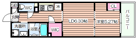 【間取り】 | ネットフローラ阿波座