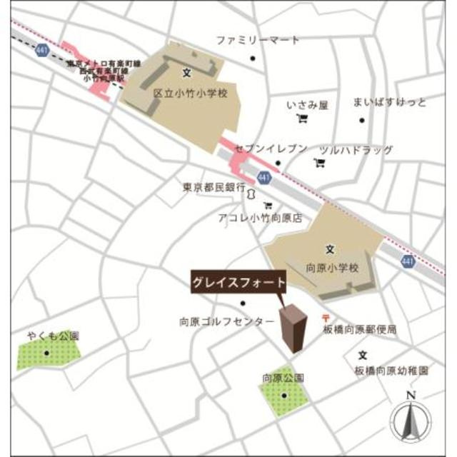 グレイスフォートの地図