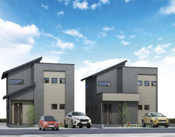 【外観パース】 | タマタウン久喜市鷲宮　新築戸建　全2棟　2号棟 | 1号棟