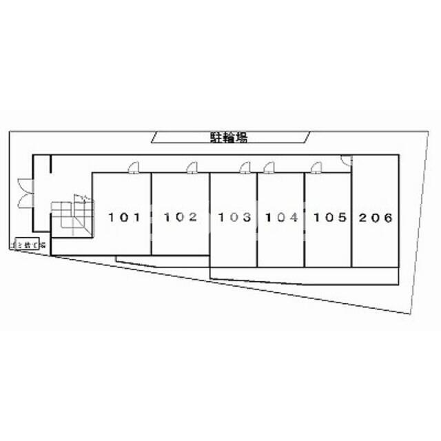 アンプルール　フェール　梓の区画図