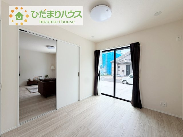【洋室】 | つくばみらい市伊奈東41番　新築戸建　A号棟 | お掃除しやすく、清潔感を保てるのでダニも発生しにくいフローリング♪