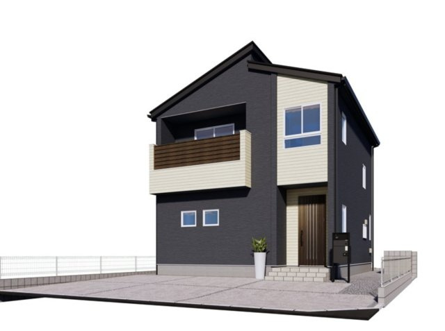 【外観パース】 | 東松山市本町1丁目　新築戸建　全6棟　1号棟 | 外観パースのため、実際とは異なる場合がございます。