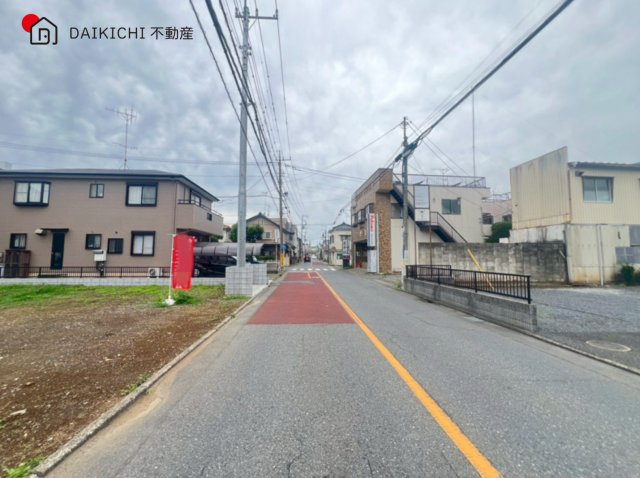 【前面道路含む現地写真】 | 東松山市本町1丁目　新築戸建　全6棟　1号棟
