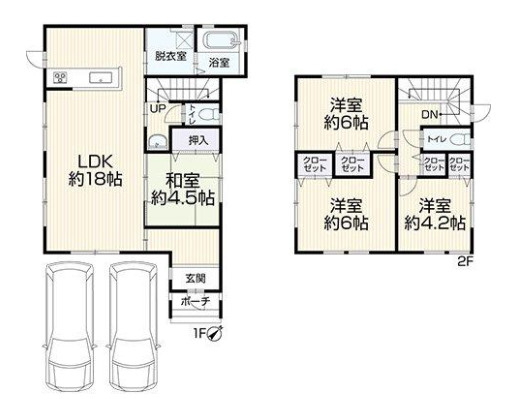 加古川市加古川町北在家　中古戸建の間取り|4LDKです。