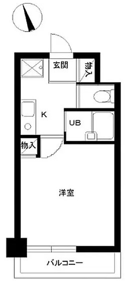 スカイコート本郷東大前第２の間取り|間取り