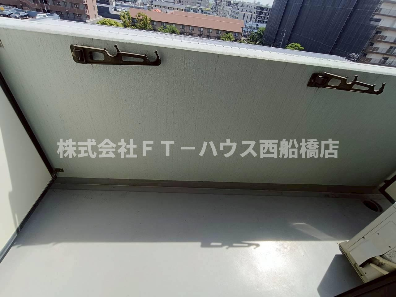 ドミール西船橋のバルコニー