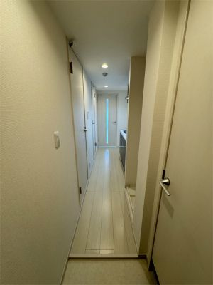 ヴィラ原木中山の玄関