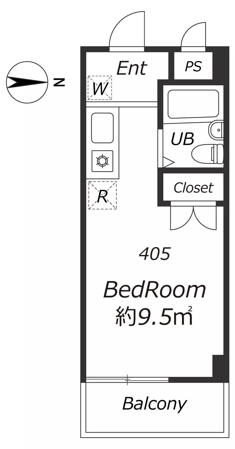 AP323 OGビル 405の間取り|



