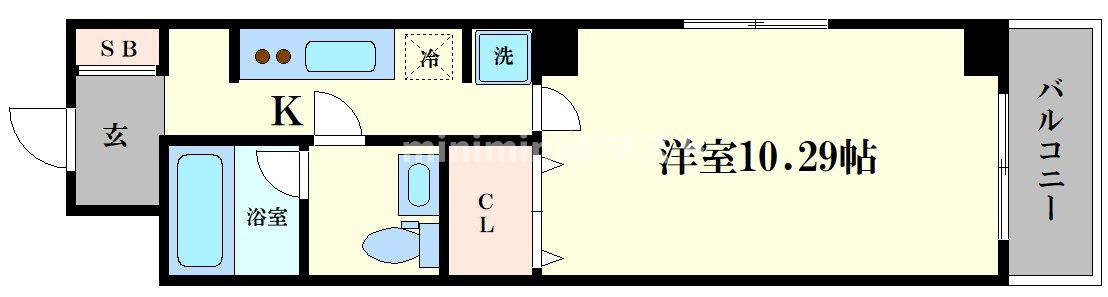 アリビオ港晴の間取り
