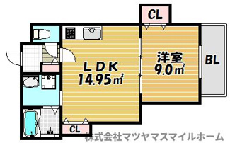 【間取り】 | GMヒルズ今津北A棟