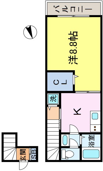 カイ・コーポの間取り