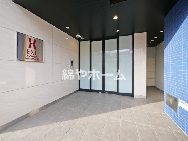 エグゼ難波南Ⅵのエントランス|清潔なエントランスです
