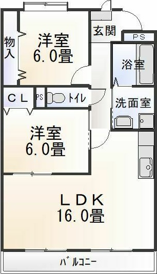 シャロームみぎわの間取り