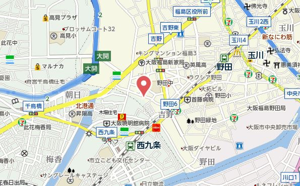 【地図】 | レジュールアッシュ福島フィーノ
