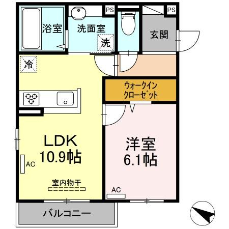 ラ・フィーグ古江東の間取り