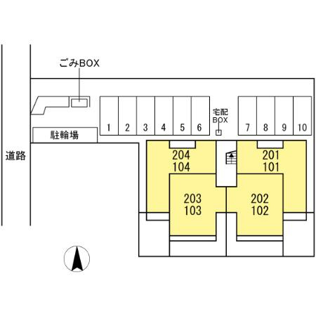 イリス Ｂの区画図