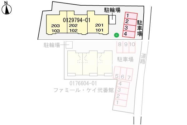 フォレスト・ケイ弐番館の駐車場|駐車場