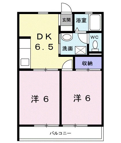 サザンコートの間取り
