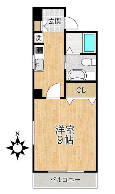 ライヴス森下スタジオの間取り