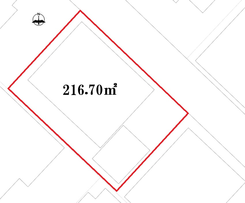 加古川市加古川町南備後　　　山陽電鉄「尾上の松駅」徒歩16分の区画図