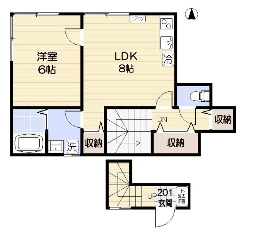 Keｰhouseの間取り