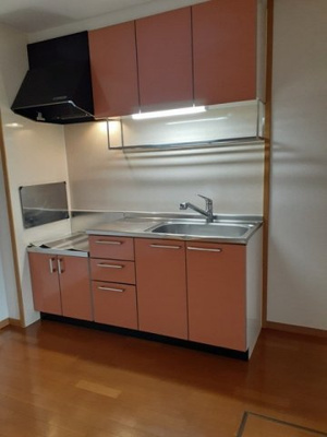 【キッチン】 | サニーガーデンＡ | きれいなキッチンです
