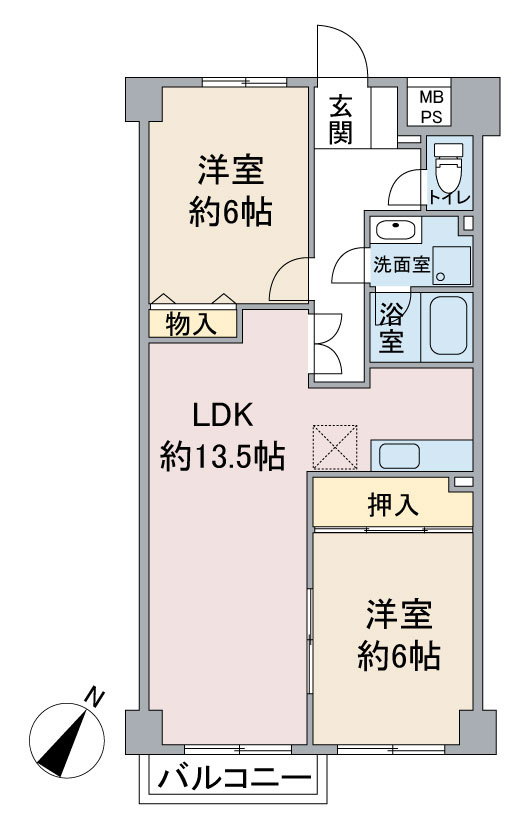 吉祥寺北町ハイムの間取り