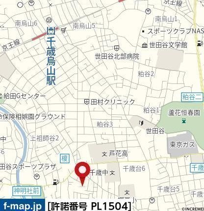 プラムガーデンの地図