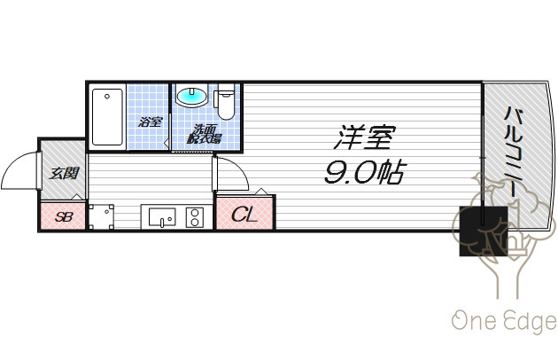 APRILE南森町の間取り