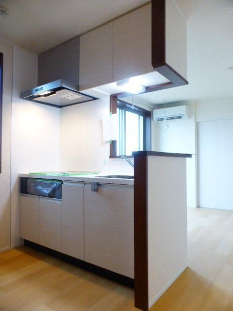 大和市上和田の賃貸マンションのキッチン