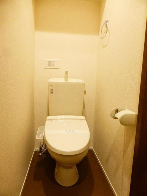 大和市上和田の賃貸マンションのトイレ