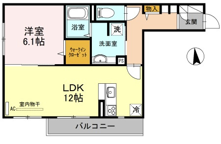 モメント  ブリーシュフルの間取り