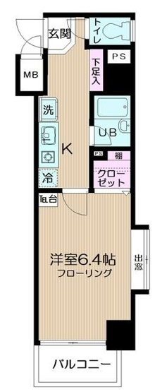【間取り】 | 日神パレステージ三軒茶屋第２