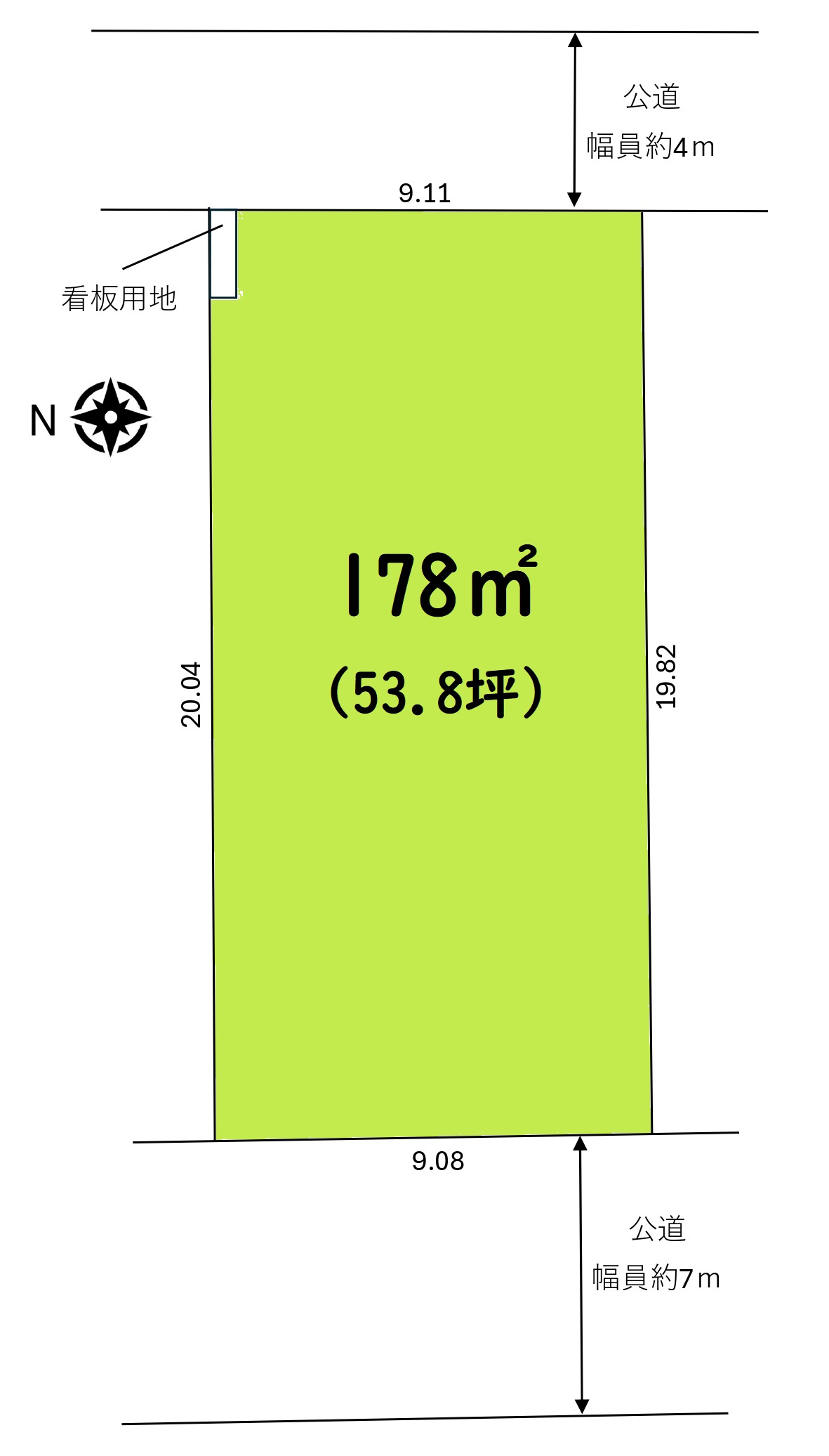 資材置き場用地　ふじみ野市亀久保