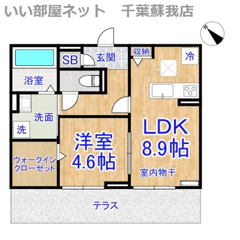 AALII（アアリイ）Ⅰの間取り|ひと味違う？不動産屋のイメージを変えたい！『いい部屋ネット千葉蘇我店』へ是非お越しください♪