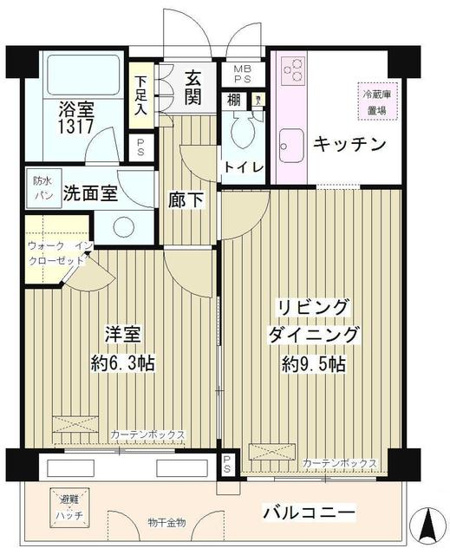 【間取り】 | パークブルーム三葉