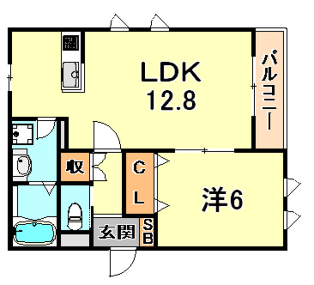 ネオメゾン東灘の間取り