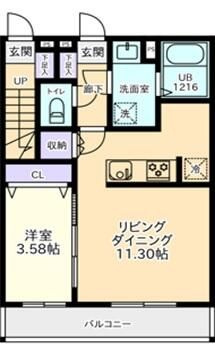 アイリス東所沢（旧　キャンディード）の間取り