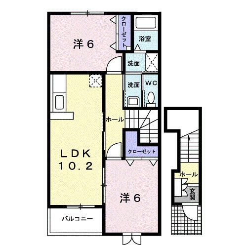 フレッサ　Ⅰの間取り