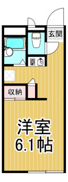 レオパレス花屋敷の間取り