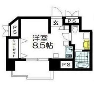 【間取り】 | ミスモ水天宮 | 間取りです。