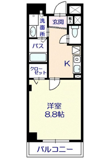 【間取り】 | アルト・プエンテ平井 | 間取りです。