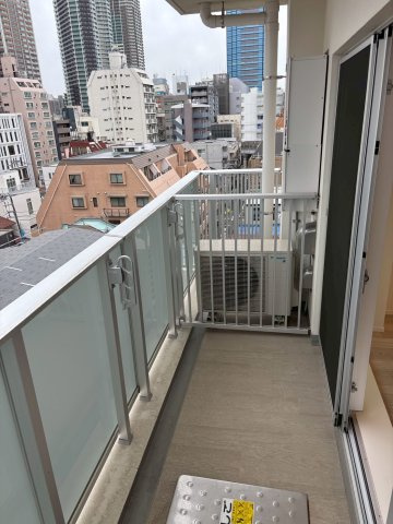 川崎市中原区新丸子東２丁目の賃貸マンションのバルコニー