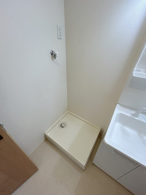 レオガーデンの洗面所|★室内洗濯機置場です♪